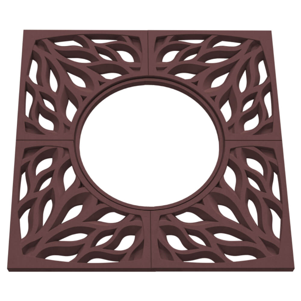 Приствольная решетка для дерева ZKING CRUST 1.2х1.2м Коричневая