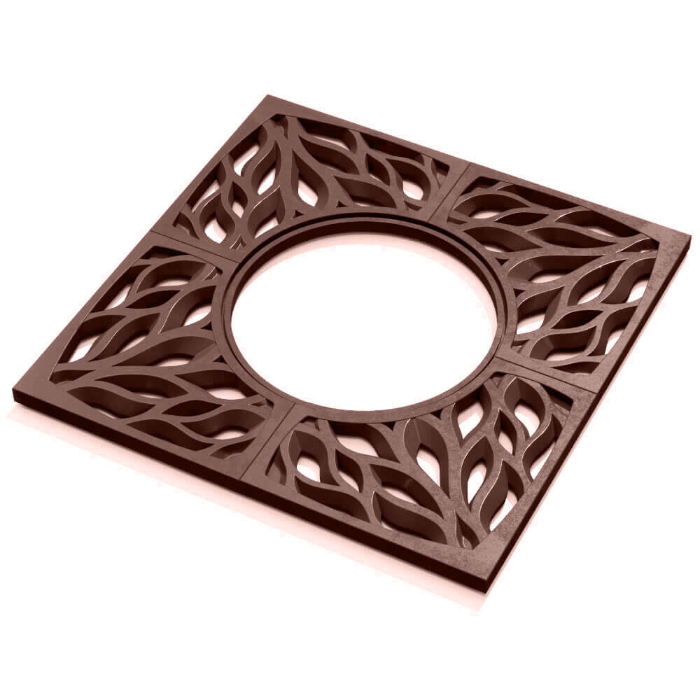 Приствольная решетка для дерева ZKING CRUST 1.2х1.2м Коричневая